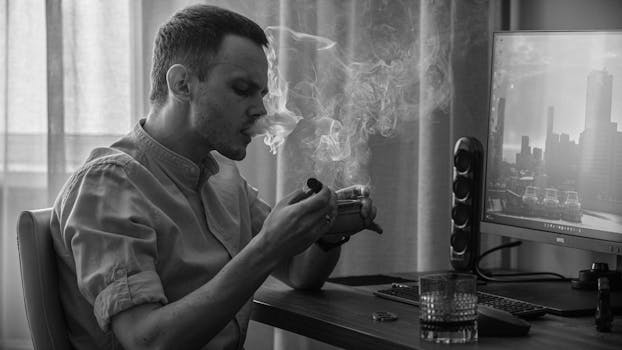 Optimalizujte techniku inhalace pro nejlepší zážitek z dýmky